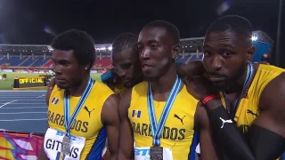IAAF/BTC World Relays Bahamas 2017 - 4X100m men Final Team Barbados Silver