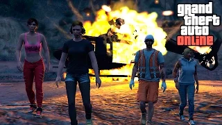 GTAV Ограбление Налет на Humane Labs. Элитное испытание за 10:48