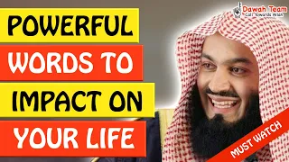 🚨POWERFUL WORDS TO IMPACT ON YOUR LIFE🤔 ᴴᴰ - Mufti Menk