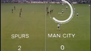 Spurs v Man City 1970-71 Season at White Hart Lane - Match Highlights