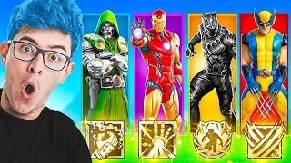 DESAFIO SÓ VALE ARMA DOS HERÓIS DA MARVEL! FORTNITE