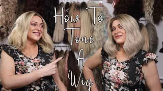 How To Tone A Synthetic Blonde Wig | How To Make A Wig Look Natural | Rit DyeMore Synthetic