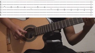 Holy Wars... (Megadeth) acoustic solo TAB