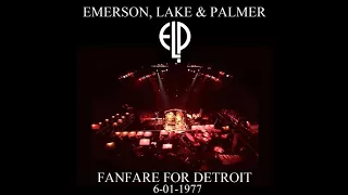 Emerson, Lake & Palmer (ELP) Live with Orchestra in Detroit, MI 6/01/1977