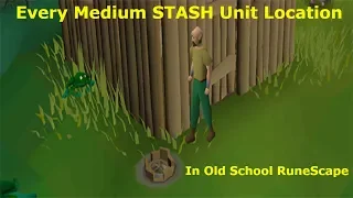 Every Medium STASH Unit Location in OSRS including Timestamps and Quest/Skill Requirements