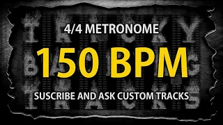 150 BPM - 4/4 Metronome (Accented)