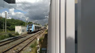 arrivée Transilien-H Nat Z50000 en gare de Ermont-Eaubonne