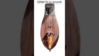 Weirdest Musical Instrument: CRWTH || #Shorts