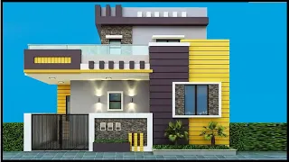 30'-0"x35'-0" 3BHK 3D House Design | 3BHK House Plan With Elevation | Gopal Architecture