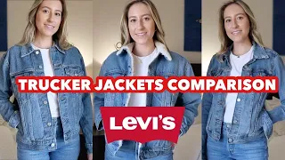 *4* LEVI'S TRUCKER JACKETS | Original VS. Sherpa VS. Ex-Boyfriend Trucker Jackets | Tawny Alessandra