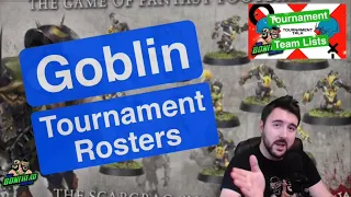 Goblin Tournament Rosters - Blood Bowl 2020 Tournament Talk (Bonehead Podcast)