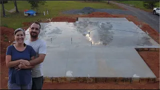 Our SLAB FOUNDATION pour & The BIG $ MISTAKE we made |Couple self builds country home from scratch