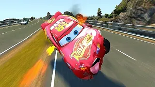 GTA 4 Rayo Lightning McQueen Crash Testing Ep. 4 GTA IV Car Crashes