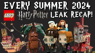 EVERY LEGO HARRY POTTER SUMMER 2024 SET LEAK RECAP & ANALYSIS!