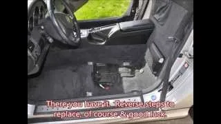 Mercedes SLK 230 seat removal