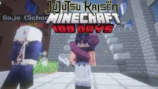 I Played Minecraft Jujutsu Kaisen As Toji Zenin For 100 DAYS… This Is What Happened