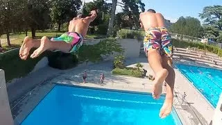 CRAZY Diving Board & Platform Tricks