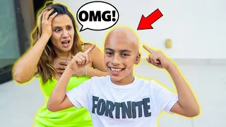 Ferran SHAVED His HAIR OFF!! **Mom FREAKS OUT** | The Royalty Family