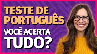 ❌✅ TESTE BÁSICO de PORTUGUÊS! Você consegue GABARITAR? | TESTE #1 |  Professora Letícia Góes