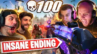 INSANE 100 KILL GAME IN WARZONE.. CRAZY ENDING! Ft. Nickmercs, Swagg & SypherPK