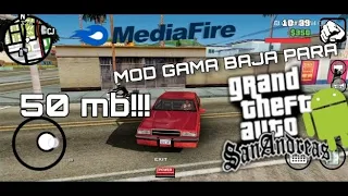 MEJOR MOD GRÁFICO GAMA BAJA para GTA SA ANDROID!!!! (link MediaFire)