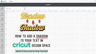 How To Create A Shadow To A Font In Cricut Design Space using the Offset and Slice Tool.