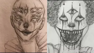 People Drawing their Fears for 8 Minutes Straight | TikTok Art Compilation #1