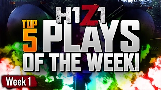 H1Z1 TOP 5 PLAYS OF THE WEEK (H1Z1 KotK) | OpTicBigTymeR