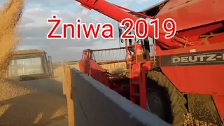 Żniwa 2019 deutz fahr,ursus c360 no i jazda żniwa na pełnej.