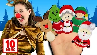 Christmas Finger Family, Jingle Bells & more Christmas Songs for Kids! Popular Christmas Songs