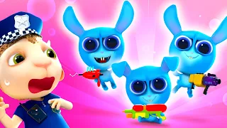 Police Officer Jhonny vs Rabbits Team | Rescue Team Adventures | Dolly and Friends 3D | Cartoon