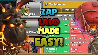 TH16 Zap Lalo Tutorials for Beginners! (#126) | Easy Attack Strategies with Tips!