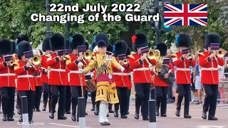 "Changing of the Guard" Buckingham Palace, London 22nd July 2022