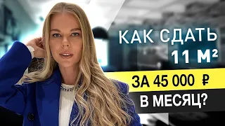 Как зарабатывать на 11 м2 45 000 руб в месяц? Как разделить 47 м2 на 3 студии. Доходная недвижимость