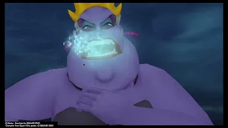 Kingdom Hearts Final Mix: Giant Ursula Boss Fight