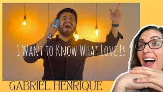 LucieV Reacts to Gabriel Henrique - I Want To Know What Love Is (Mariah Carey Cover)