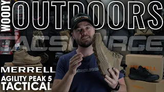 MERRELL AGILITY PEAK 5 GTX TACTICAL REVIEW - WOODY OUTDOORS