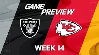 Oakland Raiders vs. Kansas City Chiefs | NFL Week 14 Game Preview | NFL Playbook