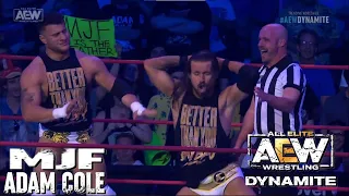 THE AEW DANCE OFF MJF Adam & Cole vs Sammy Guevara Daniel & Garcia AEW Dynamite July 19th 2023