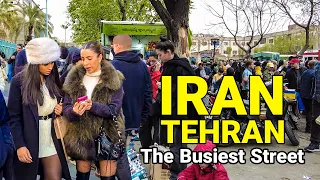 IRAN 2023 - The Busiest Street In Tehran Grand Bazaar Vlog ایران