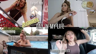 A SUMMER DAY IN MY LIFE | swimming, shopping, cooking, running errands