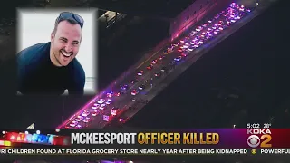 McKeesport Police officer Sean Sluganski shot and killed in the line of duty