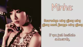 Nine Muses - Gun [English Lyrics, Member Coded and Romanisation] HD