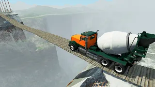 Cars vs Suspension Bridge #2 – BeamNG Drive | BeamNG Show