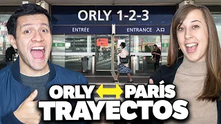 Aeropuerto de ORLY a París. Trayectos y transportes: OrlyVal, OrlyBus, Tram...