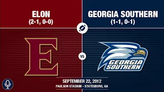 2012 Week 4 - Elon at Georgia Southern (GS Radio)