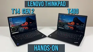 Lenovo ThinkPad T14 Gen 2 & T480 Hands-On: Time to Upgrade?