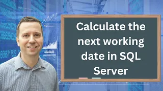 Calculate the next working day (excluding weekends and vacation/holidays) in SQL Server