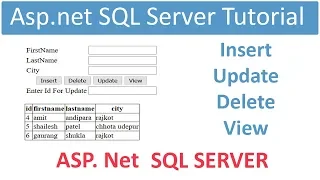 Asp.net sql server database connection tutorial