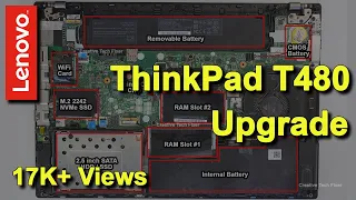 Lenovo ThinkPad T480 Battery, RAM & SSD Upgrade